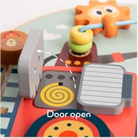 Classic World Holz Feuerwehr Spielbrett - interaktives Activity Board-3