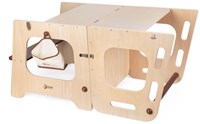 Classic World Holz-Lernturm und Tisch - verstellbar - pädagogisches Spielzeug 90cm-2