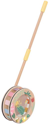 Classic World Holz Schiebespielzeug Regenbogen Waldmotiv Kugel-3