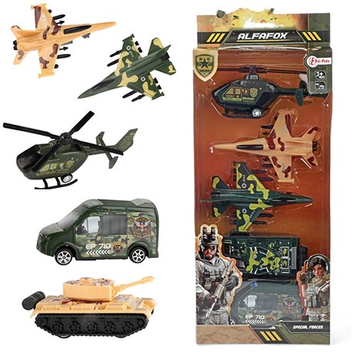 5 Militärfahrzeuge in DS 15898A