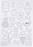 Creativ Company Magneten Sommer Bastelset - gestalte deine eigenen Magnete-2