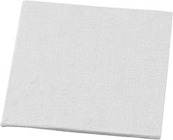 Creativ Company Leinwand Panel weiß 10x10cm Malen Basteln