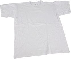 Creativ Company T-Shirt Baumwolle weiß Rundhals Größe S Unisex