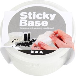 Creativ Company Modelliergel Sticky Base transparent 200g Bastelknete