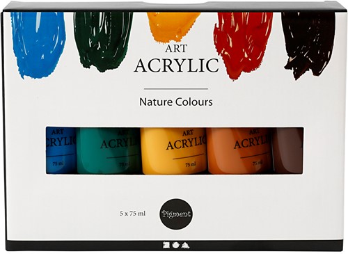 Pigment Art Pigment Art Acrylfarben-Set, natürliche Farben