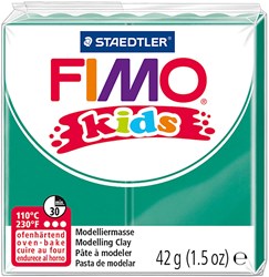 Fimo Knetmasse grün - ofenhärtende Modelliermasse 42g für Kinder