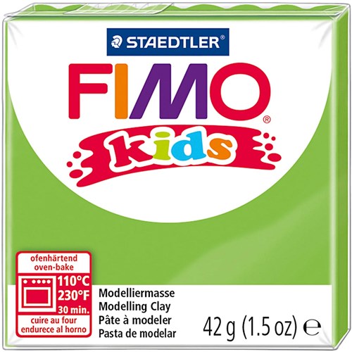 Fimo Modelliermasse Kids Limette 42g - ofenhärtende Knete kreativ