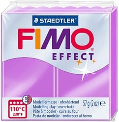 FIMO Effect Boetseerklei Neon Paars, 57gr