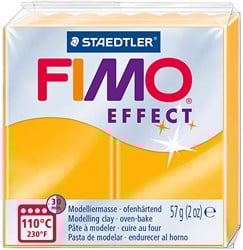 FIMO Effect Boetseerklei Neon Oranje, 57gr