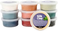 Creativ Company Silk Clay Modelliermasse Pastellfarben Set 10x40g-3