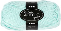 Creativ Company Acrylgarn mintgrün 50g 80m - weiches Textilgarn
