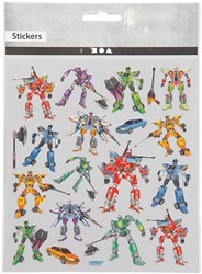 Creativ Company Aufkleber Transformers Stickerbogen 19 Stück Dekoration