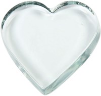 Creativ Company Glas Herz Dekoration transparent 10x9 cm Glas-2