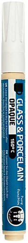 Creativ Company Glas- und Porzellanmarker weiß - Bastelfarbe Stift