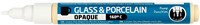 Creativ Company Glas- und Porzellanmarker weiß - Bastelfarbe Stift-2