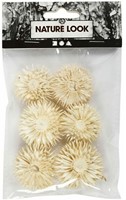 Creativ Company getrocknete Blumen Deko weiß zum Basteln