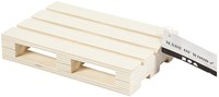 Creativ Company Holz Mini-Palette Deko Spielzeug 12x8x2,5cm