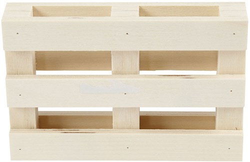Creativ Company Holz Mini-Palette Deko Spielzeug 12x8x2,5cm-3