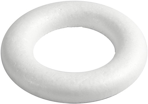 Creativ Company CC Halve Styropor Ring 20 cm