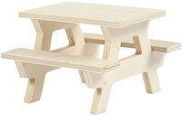 Creativ Company Holz Picknicktisch Mini Deko Spielzeug-2
