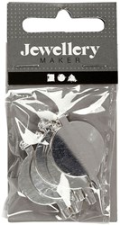 Creativ Company Broschennadel silber 20mm - Schmuck basteln Set 10 Stück