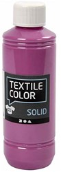 Creativ Company Textilfarbe fuchsia - deckende Textilfarbe 250ml Baumwolle