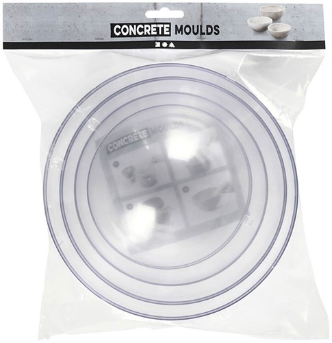Creativ Company Gießformen Kunststoff Set - transparentes Bastelmaterial