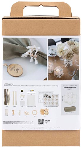 Creativ Company Bastelset Tischdekoration Natur DIY Set Tischdeko Basteln-3
