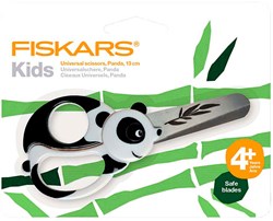 Creativ Company Kinderschere Panda Tiermotiv Edelstahl 13cm Basteln