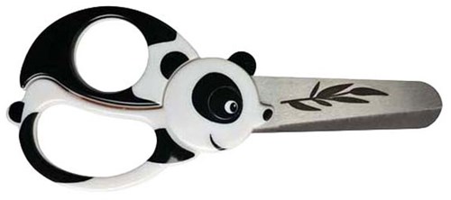 Creativ Company Kinderschere Panda Tiermotiv Edelstahl 13cm Basteln-2