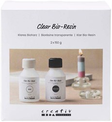 Creativ Company Bio-Harz transparentes Gießmaterial 2x150 ml für Dekoration