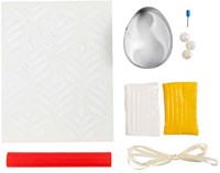 Creativ Company Modelliermasse Mini Hobbyset Ei Pastellfarben hellgelb-2