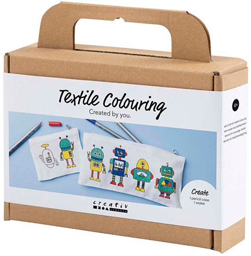 Creativ Company Bastelset Textil Dekorieren für Kinder und Erwachsene-2