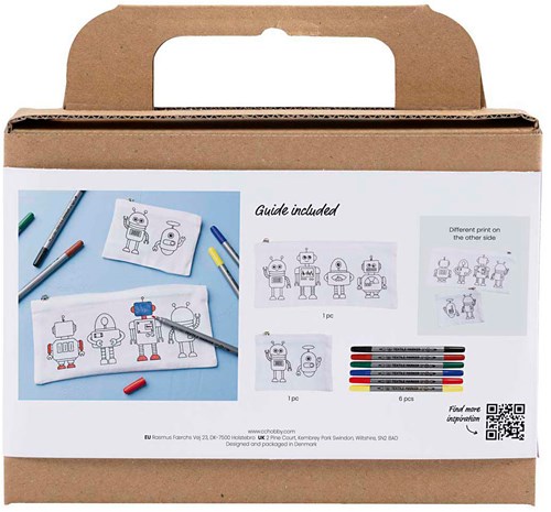 Creativ Company Bastelset Textil Dekorieren für Kinder und Erwachsene-3