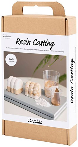 Creativ Company Bastelset Resin Casting Skulptur Gießharz Set Multicolor-3
