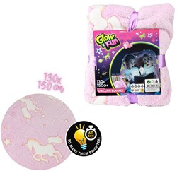 Im Dunkeln leuchtende Decke Einhorn 35563A