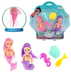 Mermaids Zeemeerminpop met Accessoires, 12cm