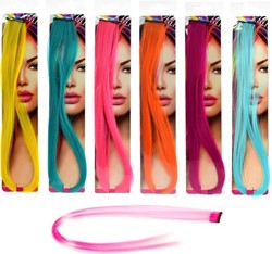 Toi-Toys Fluor haarstuk 50 cm 6 ass.39800Z