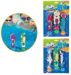 Toi-Toys 3 duikvissen zeefiguren op krt 42461Z