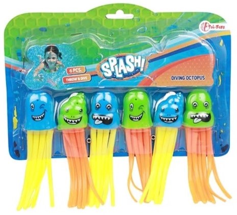 Splash Duik Octopus, 6st.