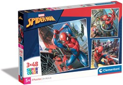 Clementoni Puzzel 3x48 Stukjes Spiderman