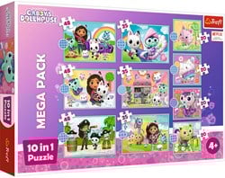 Puzzel 10 in 1 Gabby's poppenhuis