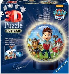 Puzzel 3D met licht paw patrol