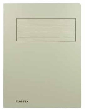 Aktenordner Folio-Karton 300 Gr grau