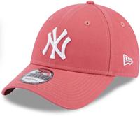 New Era Essential Baseball Cap 9Forty New York Yankees Cap Herren und Kinder - Rosa / Pfirsich