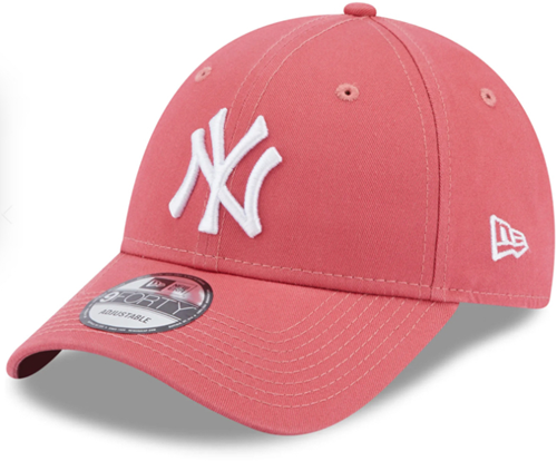 New Era Essential Baseball Cap 9Forty New York Yankees Cap Herren und Kinder - Rosa / Pfirsich