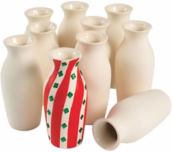 Colorations Keramik Vasen Bastelset - 12 Stück kreatives Spielzeug