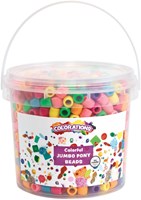 Colorations - Gekleurde Grote Rijgkralen in Emmer, 680 gram-2