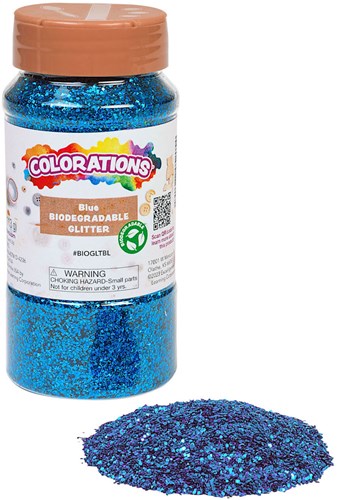 Colorations - Biologisch abbaubarer Glitzer Blau 113 g umweltfreundliches Basteln-2