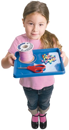 Colorations Bastel Tablett Set 12 Stück - bunte Aufbewahrung für Kinder-2